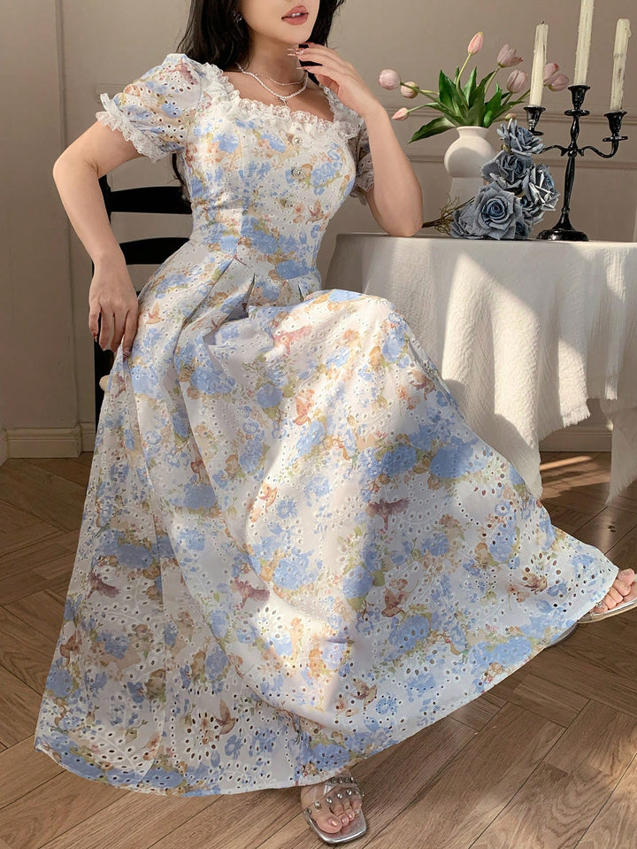 Rochie maxi SHEIN, albastru