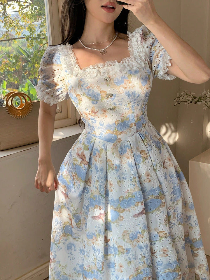 Rochie maxi SHEIN, albastru