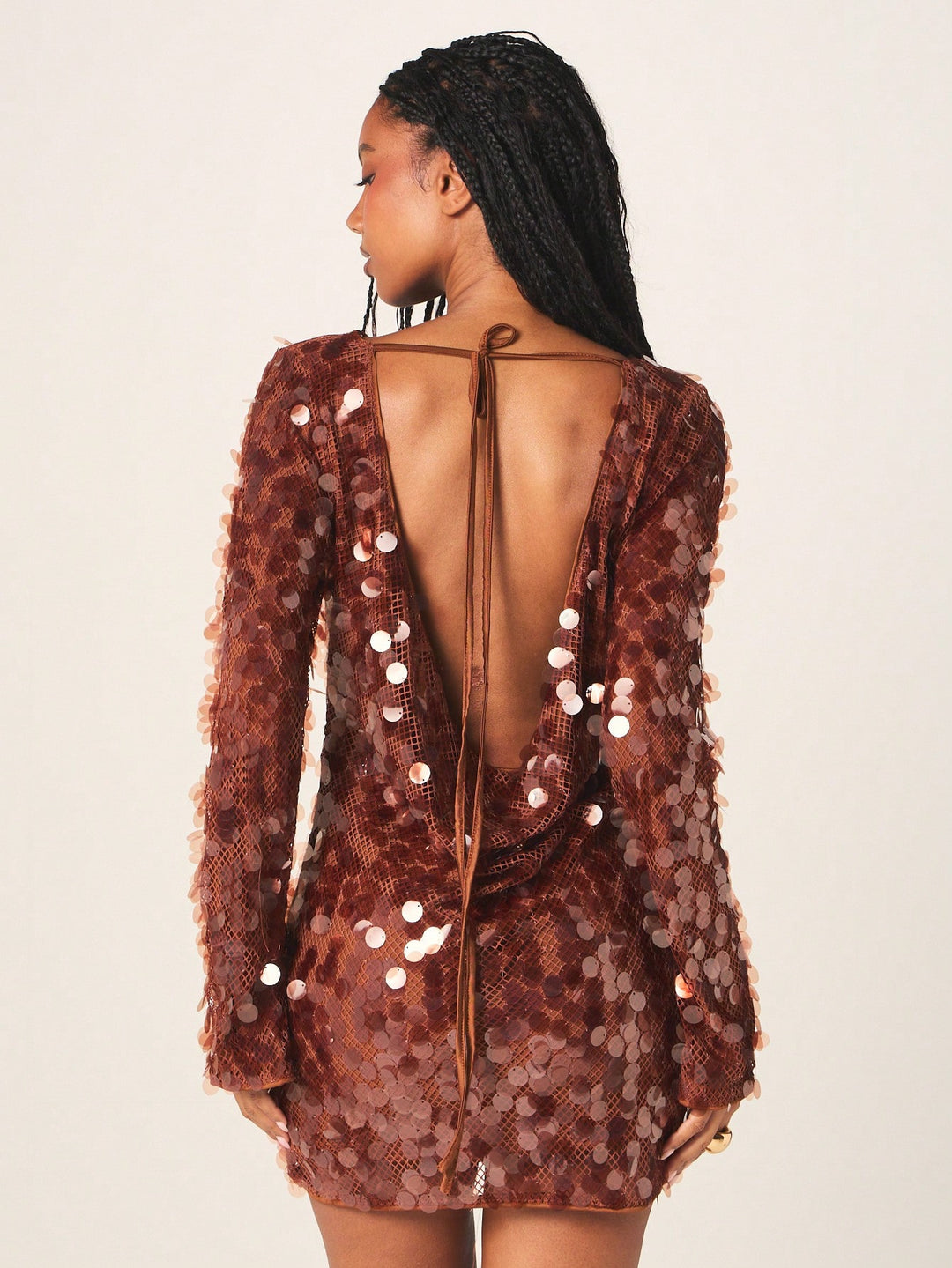 Rochie mini SHEIN, maro