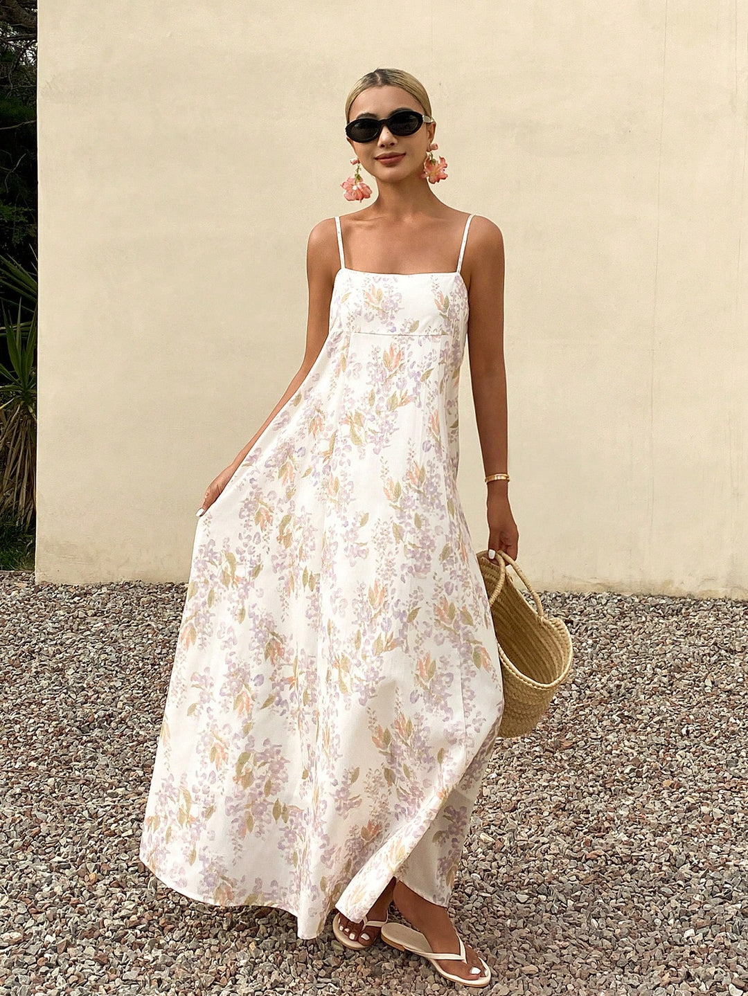 Rochie midi SHEIN, bej