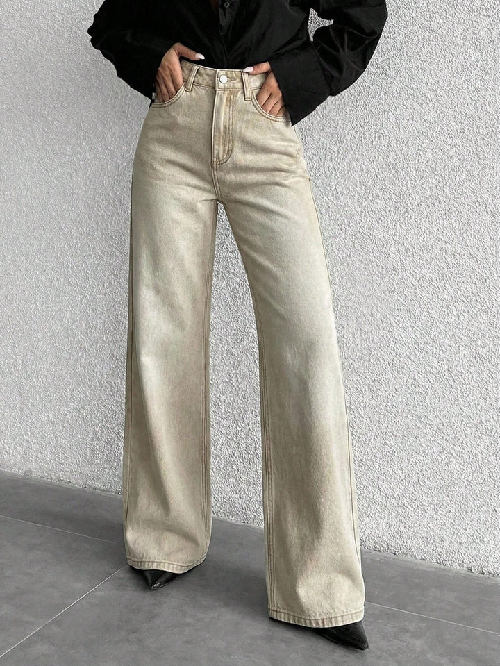 Jeans SHEIN, kaki