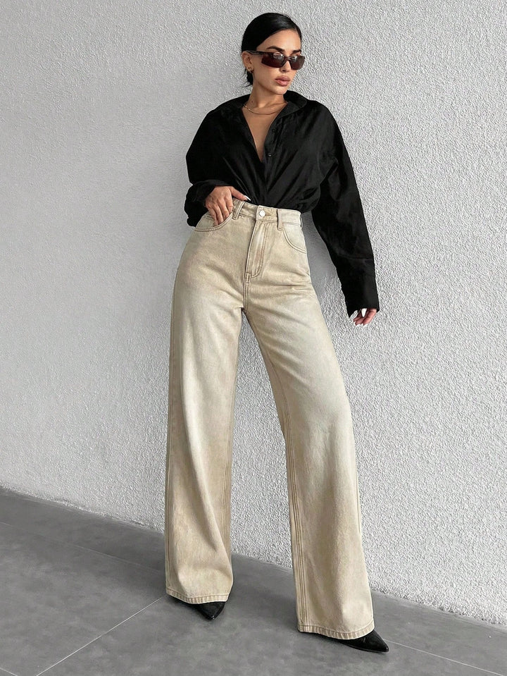 Jeans SHEIN, kaki