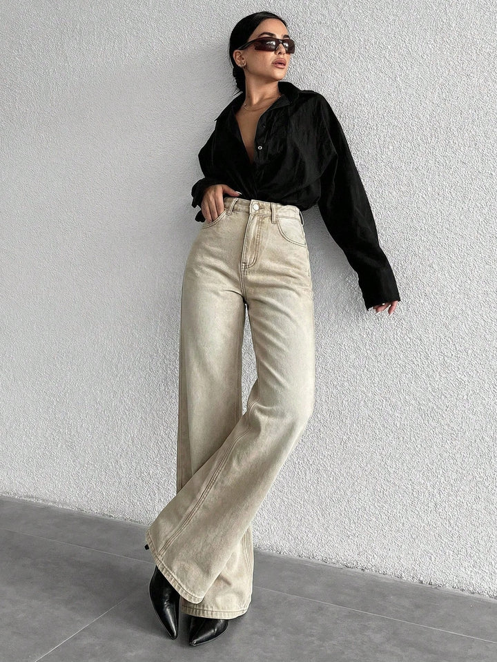 Jeans SHEIN, kaki