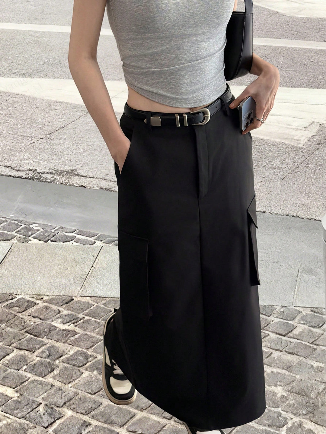 Fustă SHEIN, negru