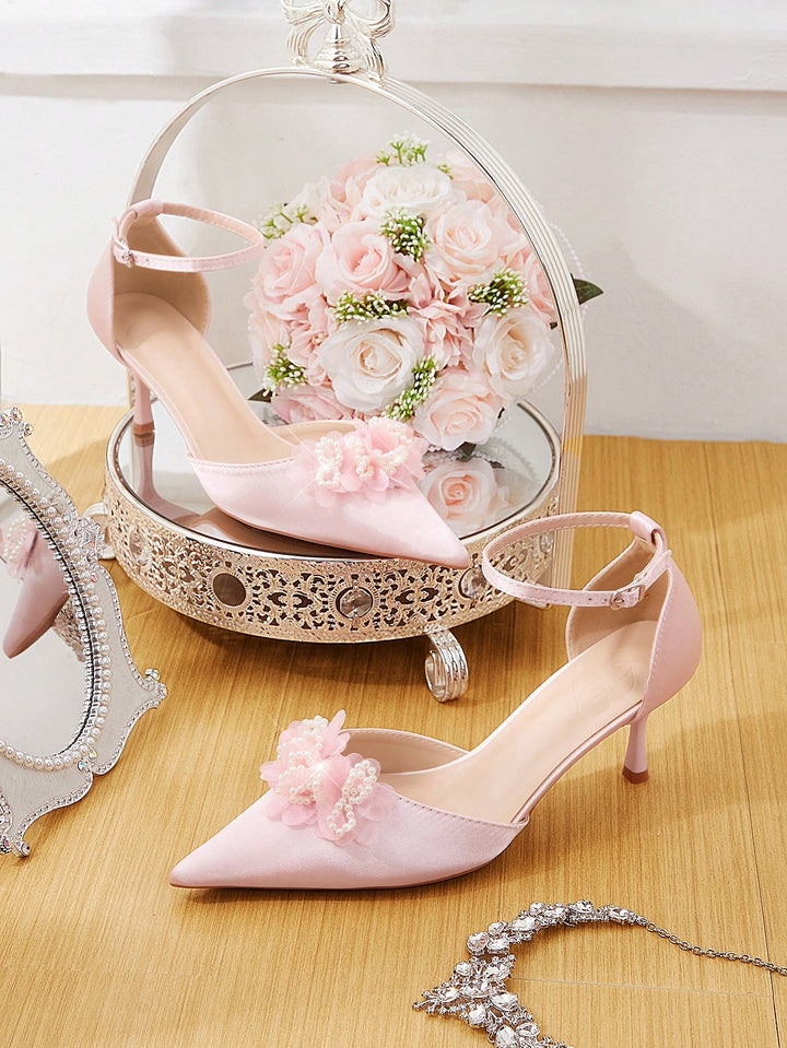 Pantofi cu toc SHEIN, roz