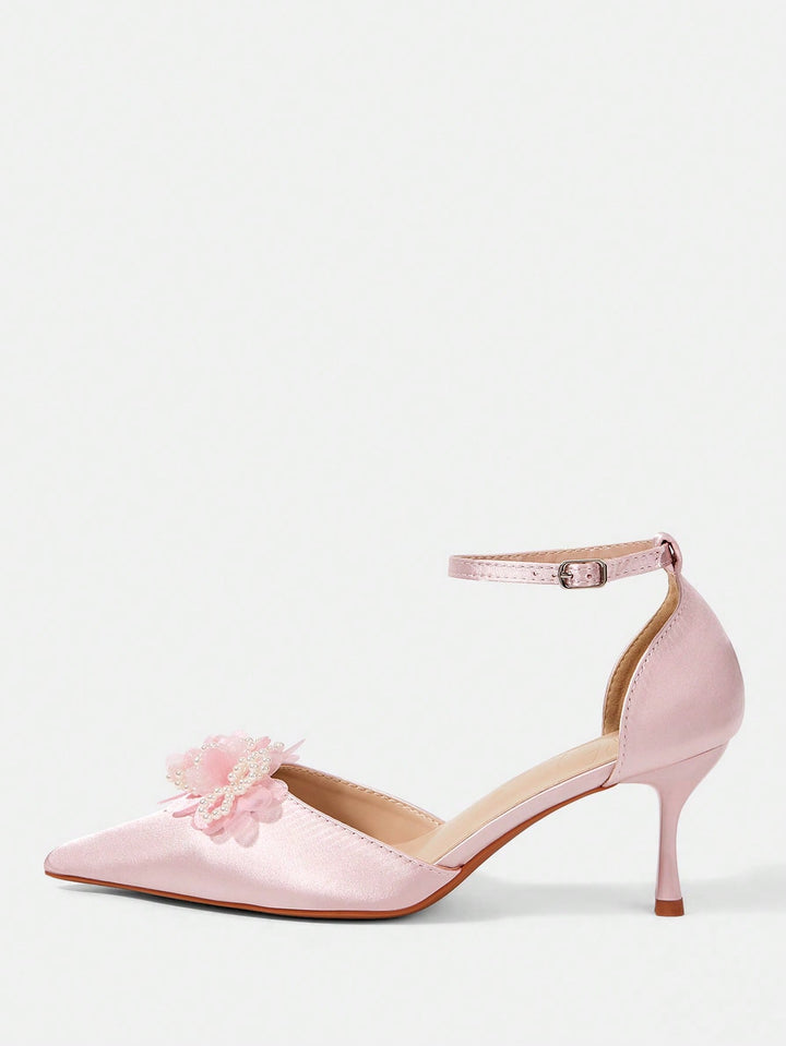 Pantofi cu toc SHEIN, roz
