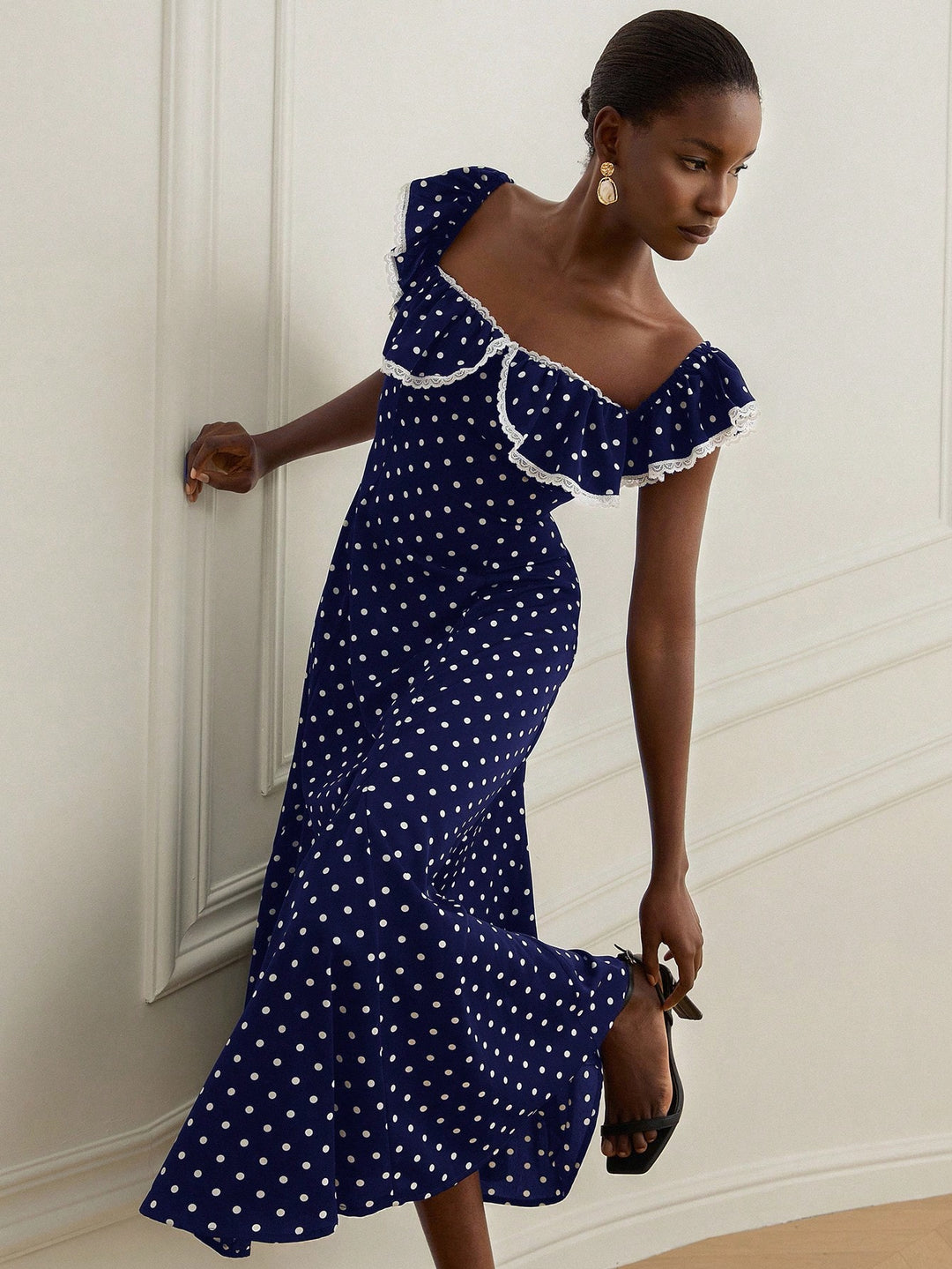 Rochie midi SHEIN, albastru