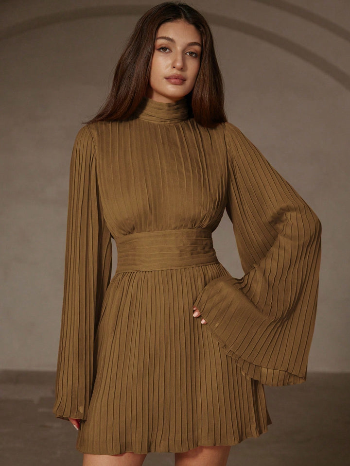 SHEIN mini ruha, barna