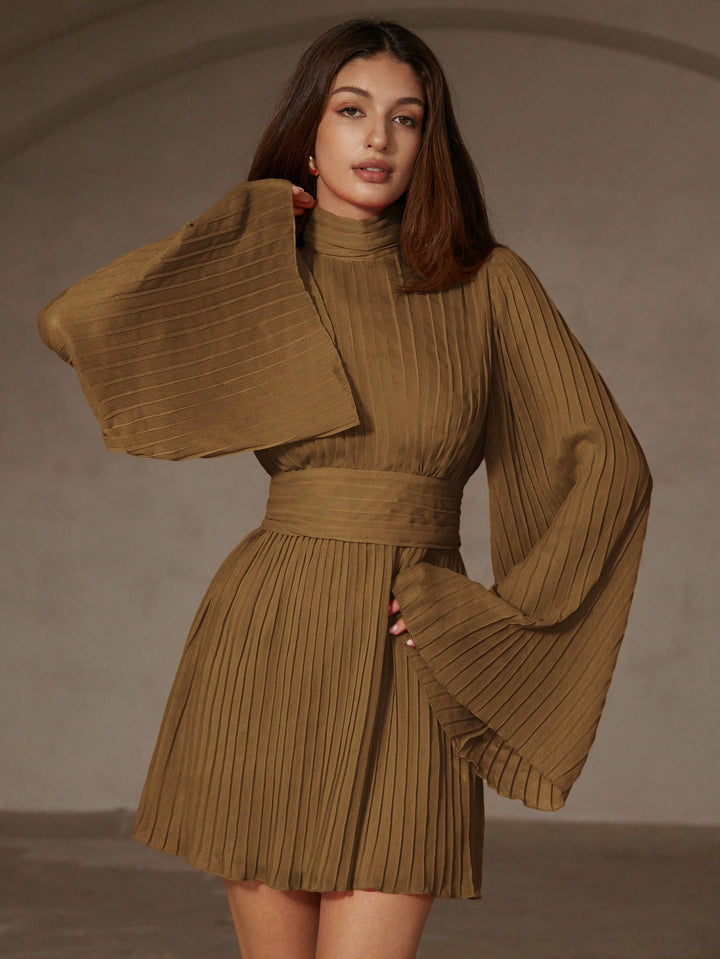 SHEIN mini ruha, barna