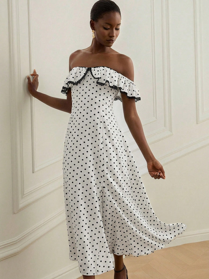 Rochie midi SHEIN, alb