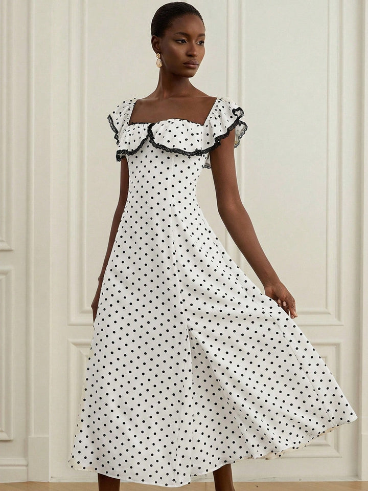 Rochie midi SHEIN, alb