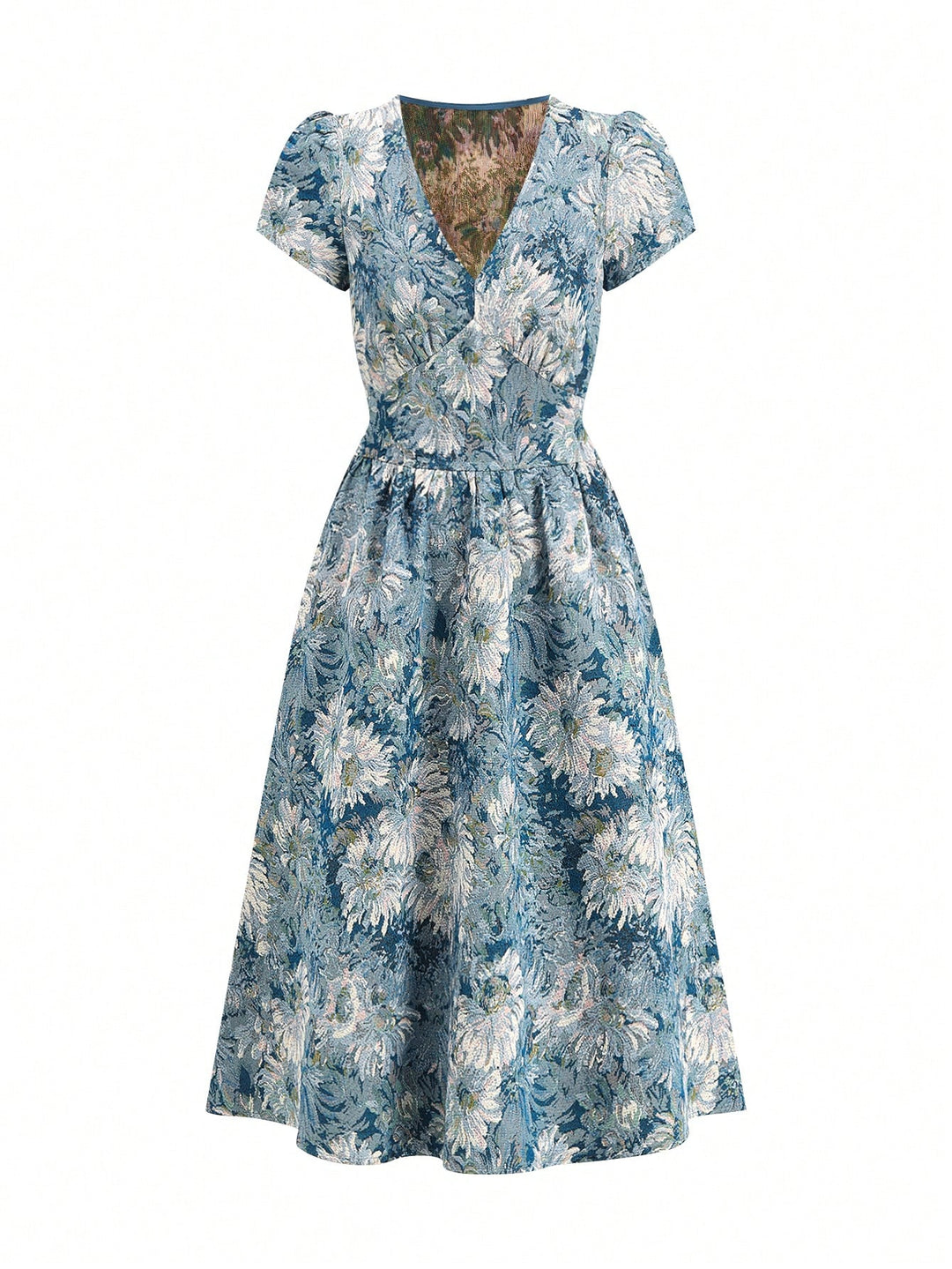 Rochie midi SHEIN, albastru