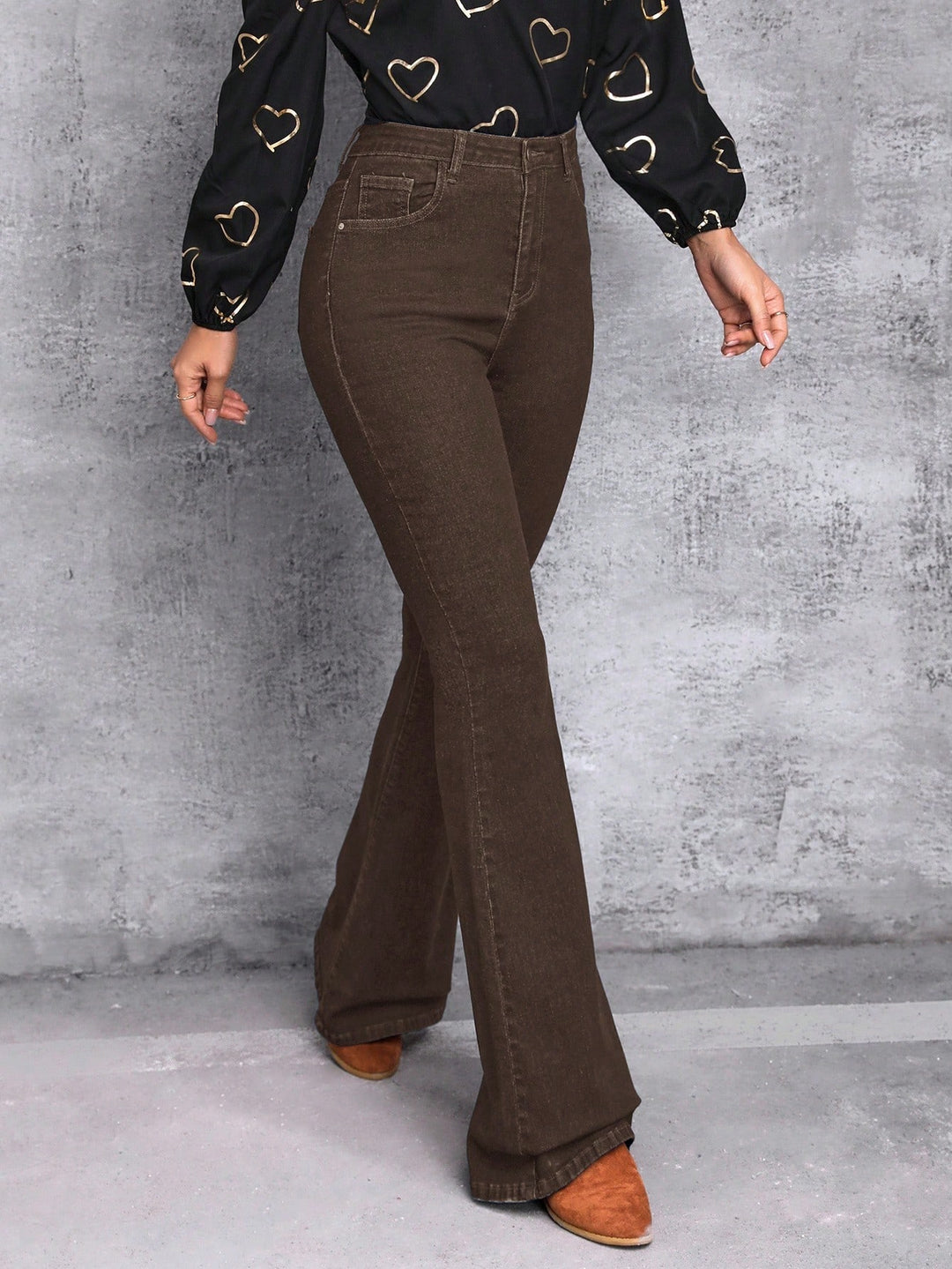 Jeans SHEIN, maro