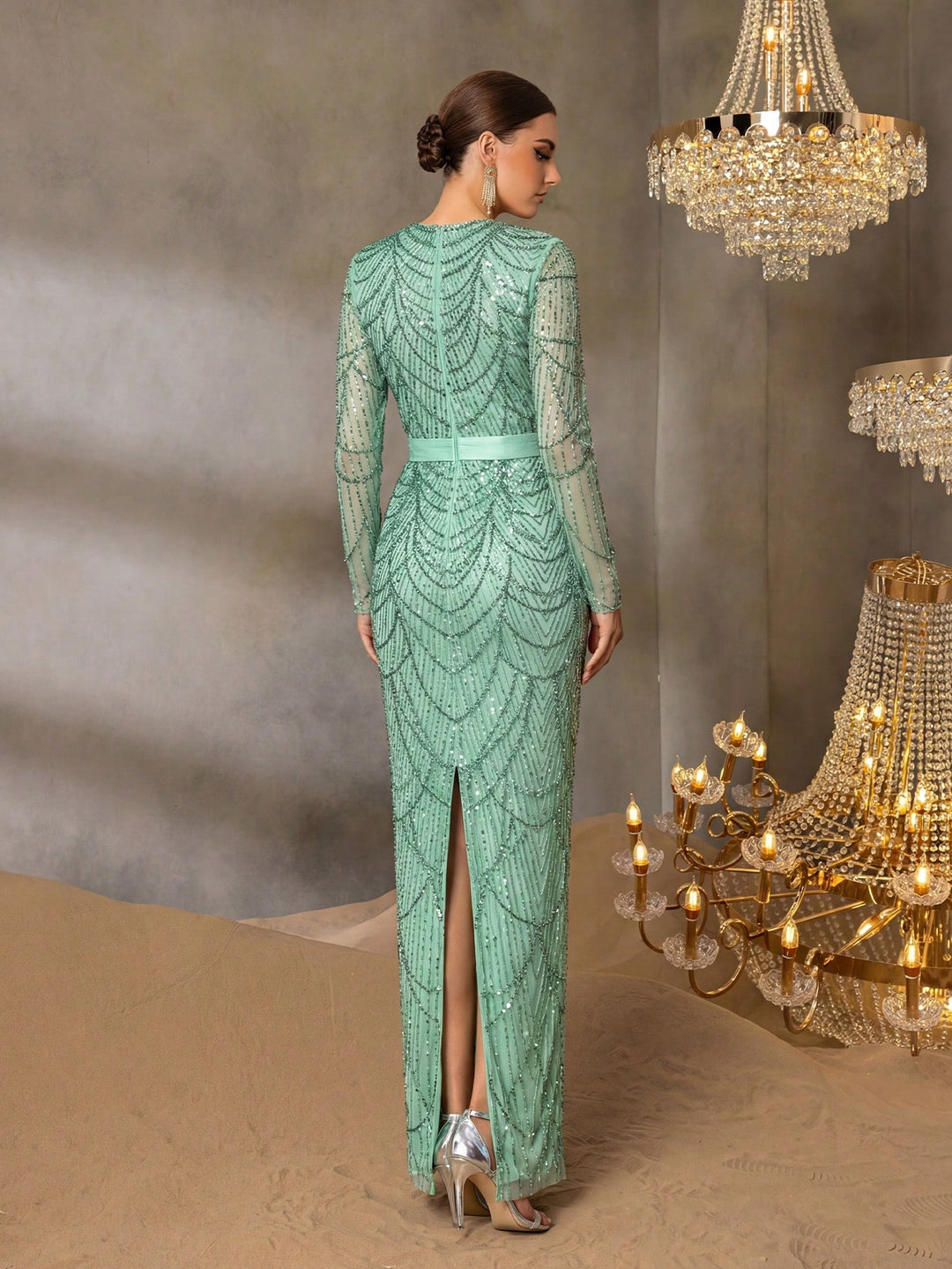 Rochie SHEIN, verde