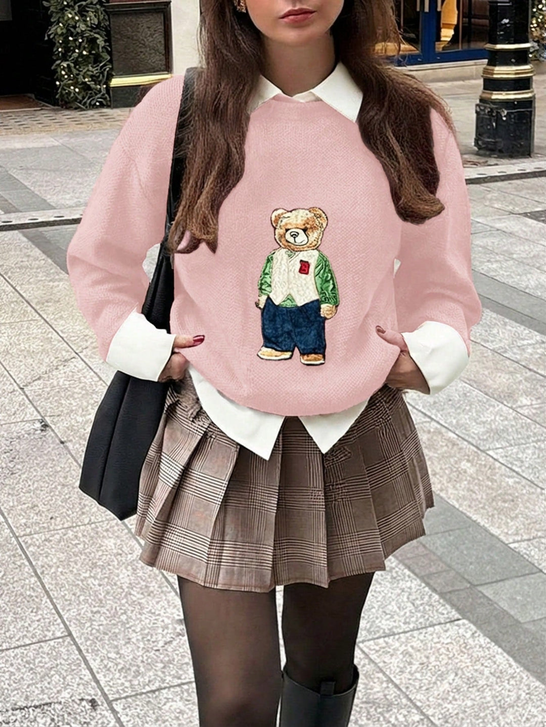 Pulover SHEIN, roz