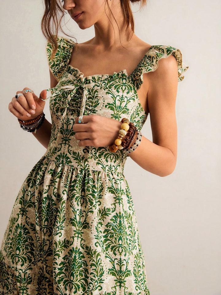 Rochie maxi SHEIN, verde