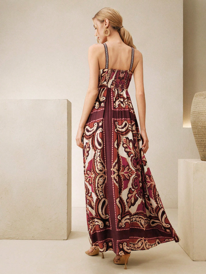 Rochie maxi SHEIN, mix culori