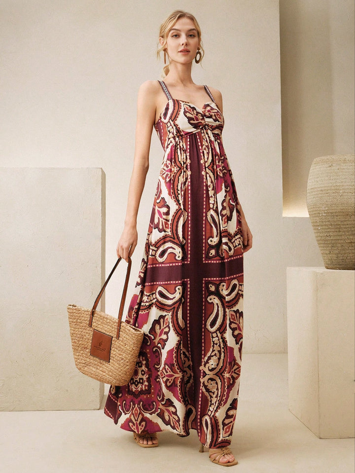 Rochie maxi SHEIN, mix culori
