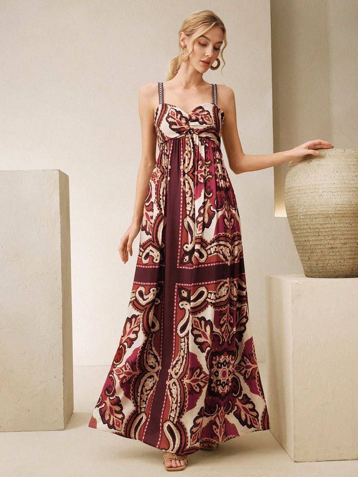 Rochie maxi SHEIN, mix culori