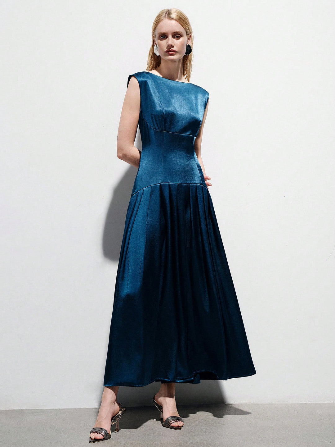 Rochie maxi SHEIN, albastru