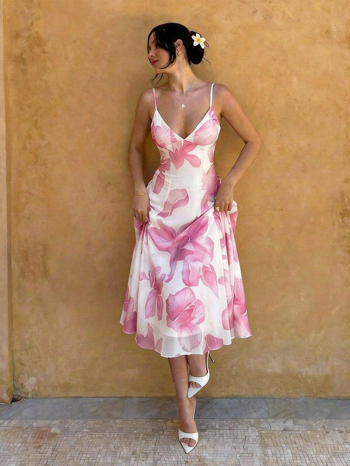 Rochie midi SHEIN, mix culori