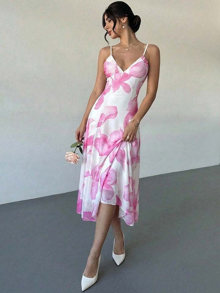 Rochie midi SHEIN, mix culori