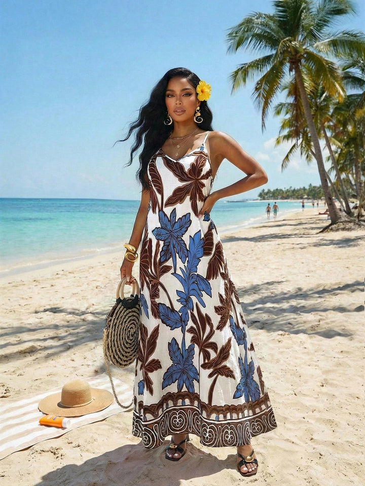 Rochie maxi SHEIN, mix culori