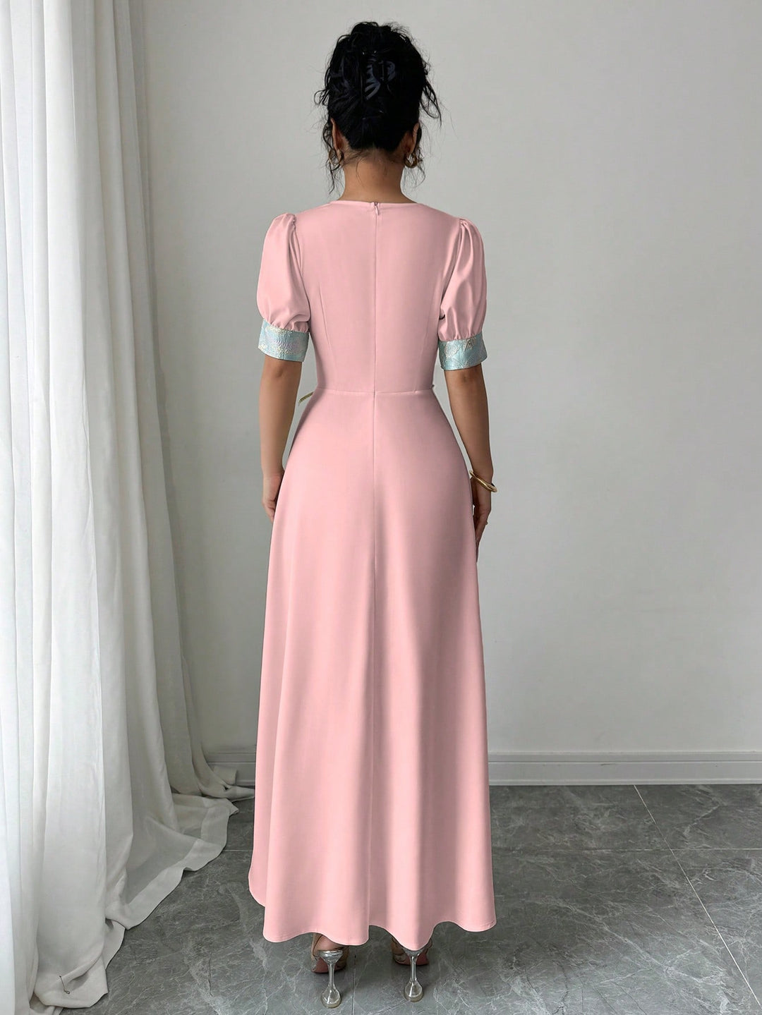 Rochie maxi SHEIN, roz