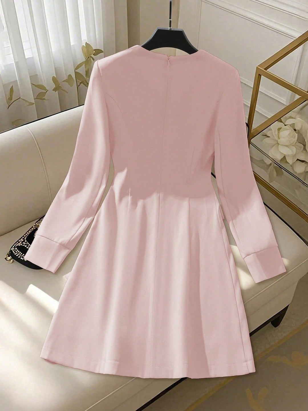 Rochie midi SHEIN, roz