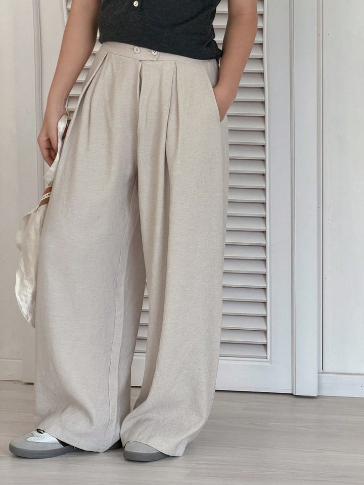 Pantaloni SHEIN, portocaliu