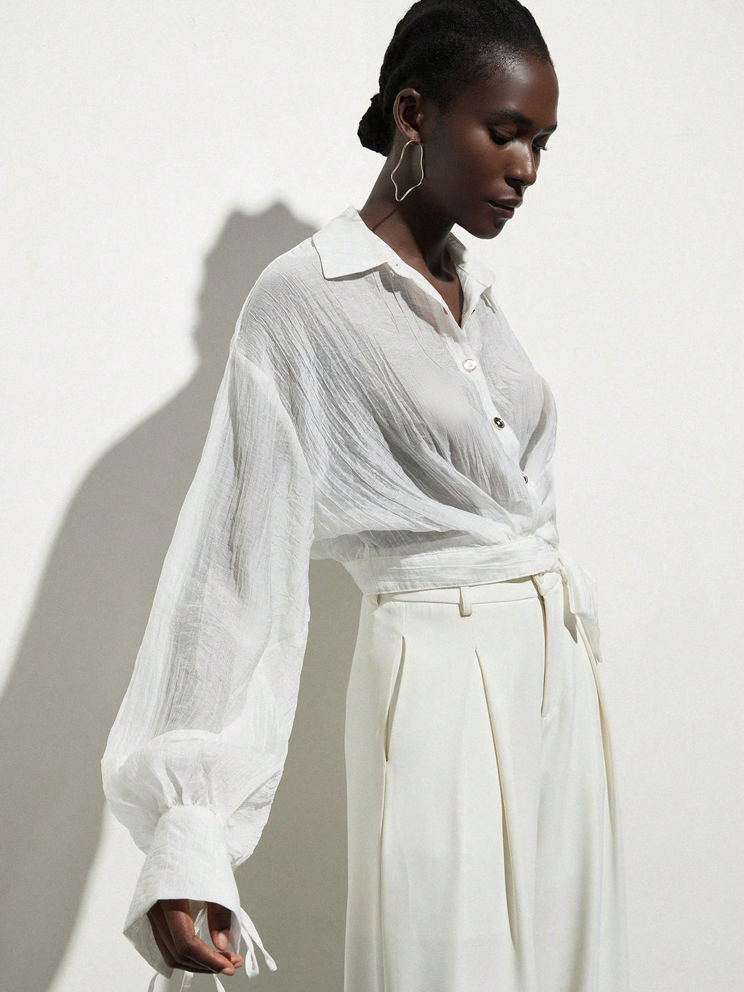 Top SHEIN, alb