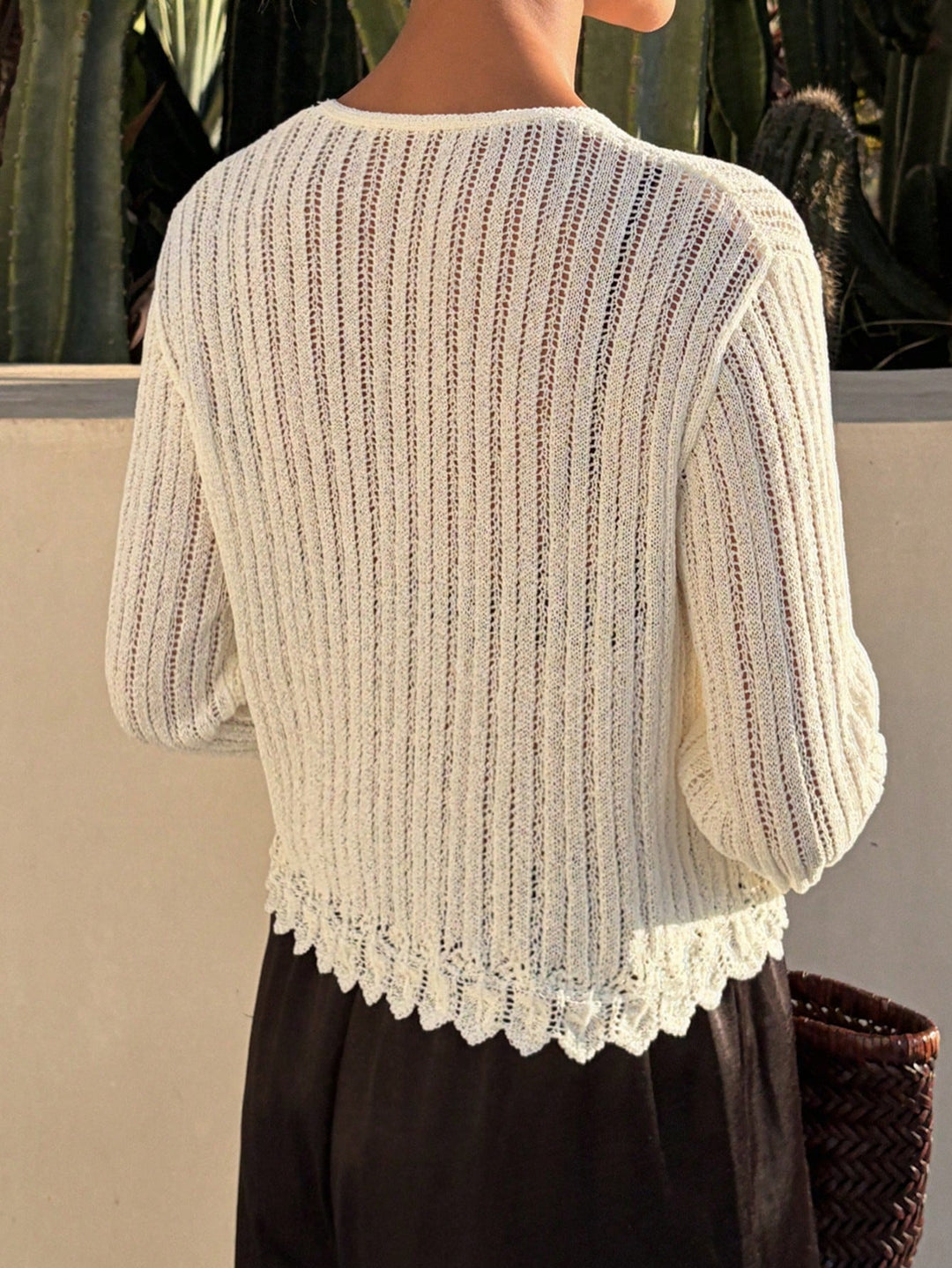 Cardigan SHEIN, bej