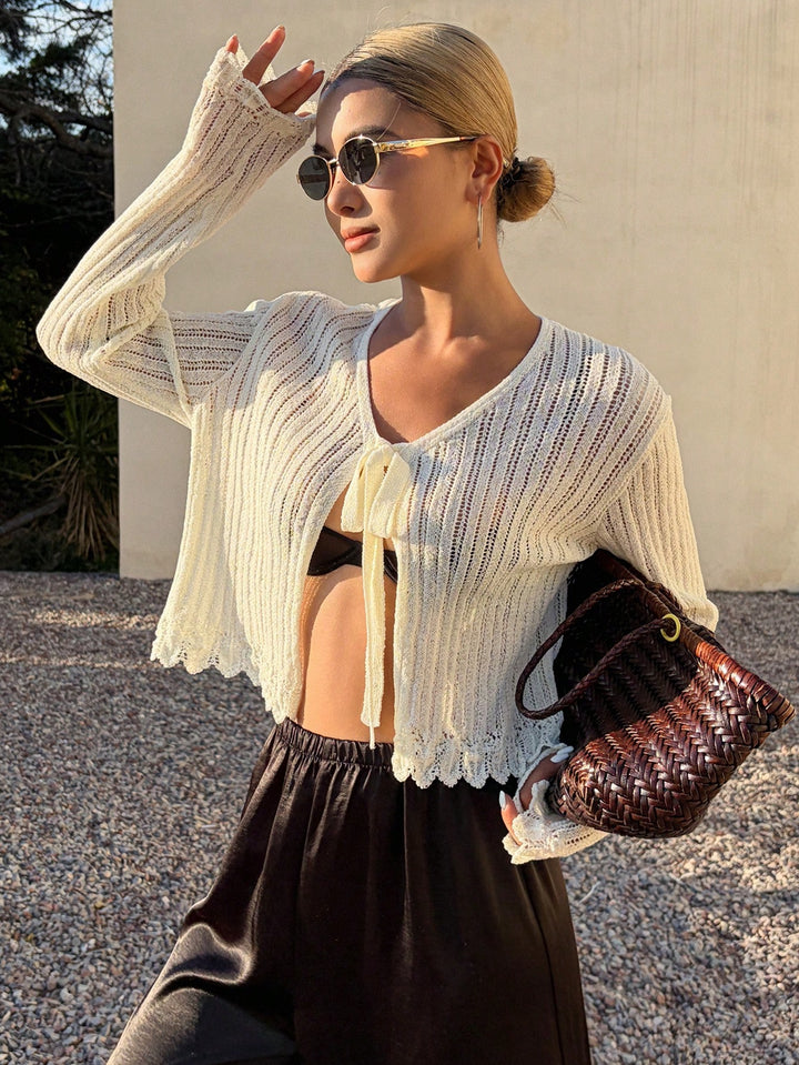Cardigan SHEIN, bej