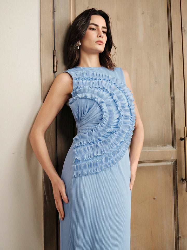 Rochie maxi SHEIN, albastru