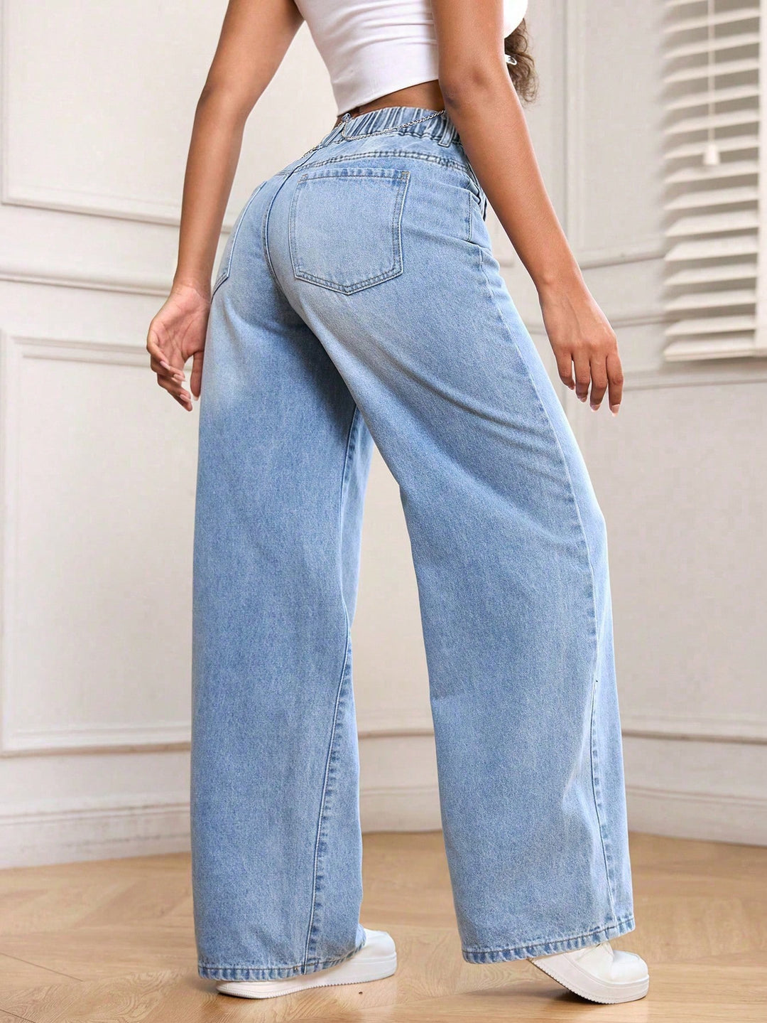 Jeans SHEIN, albastru