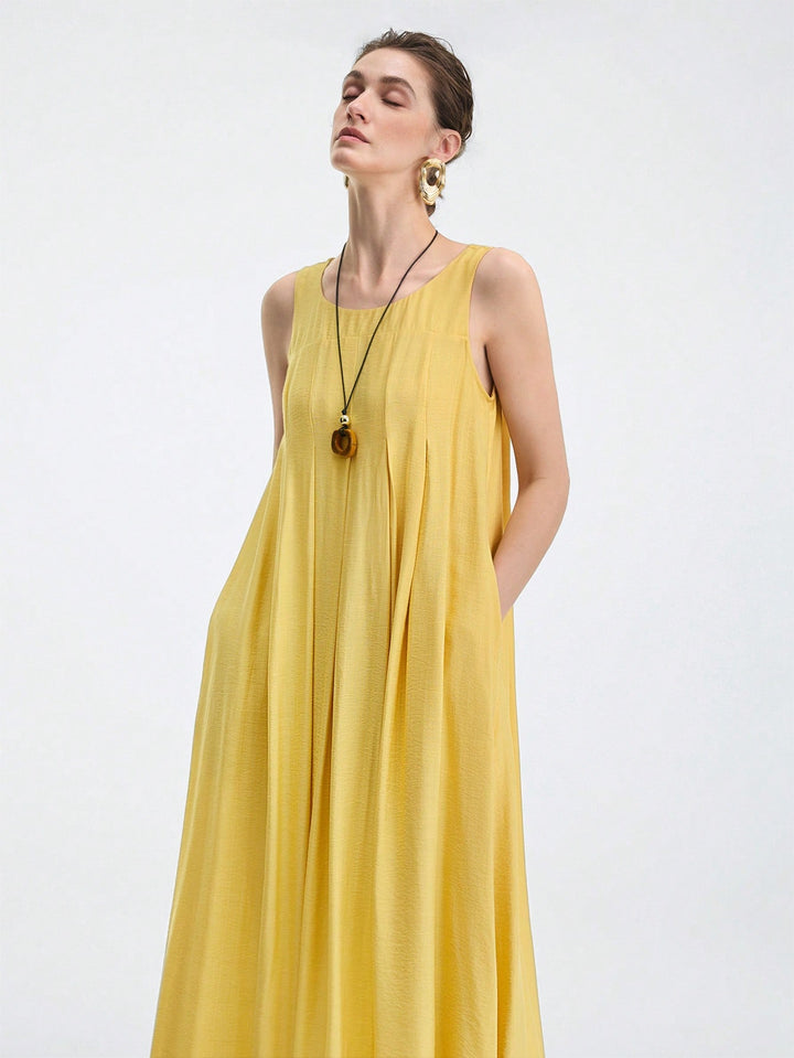 Rochie maxi SHEIN, galben