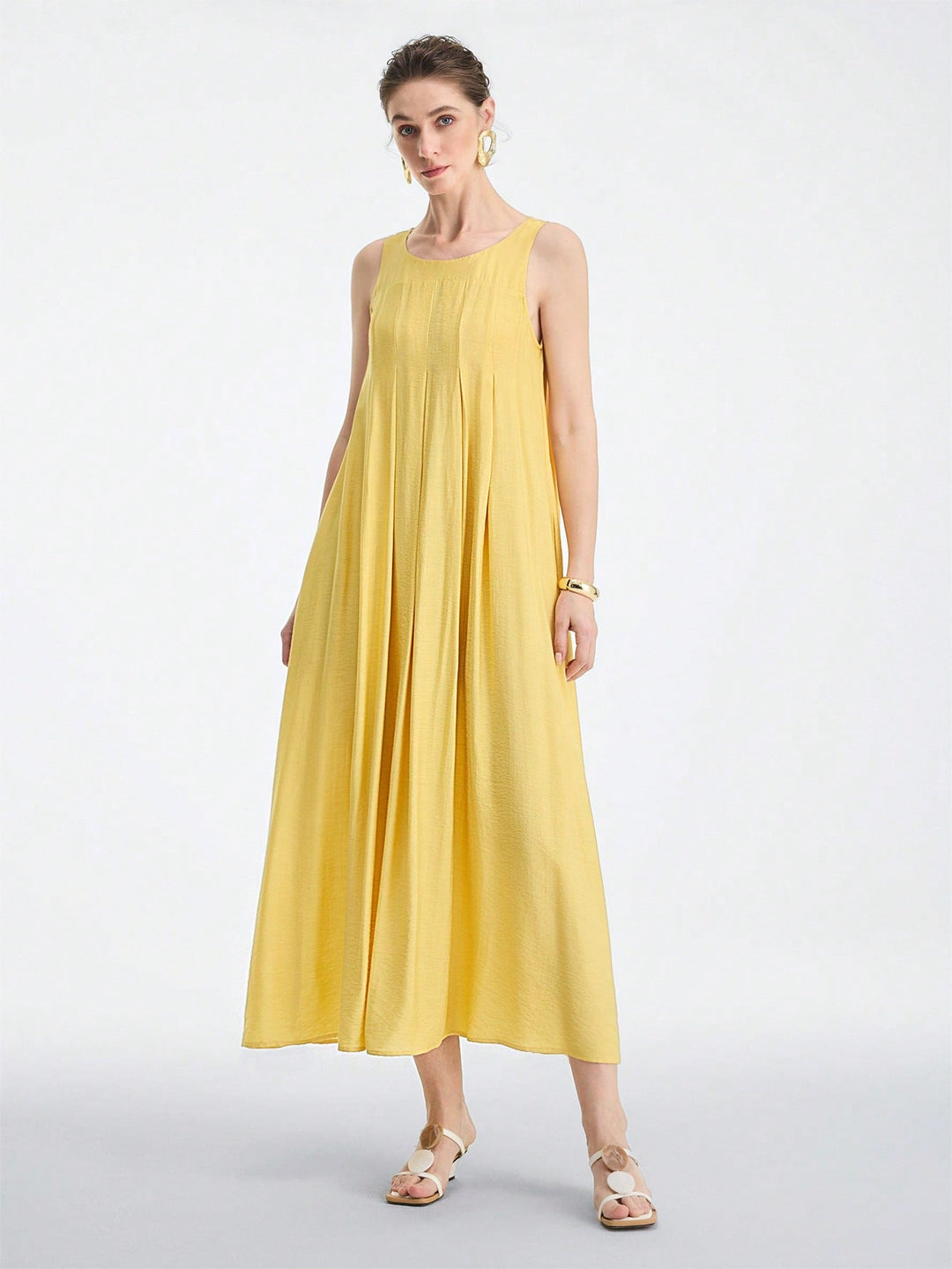 Rochie maxi SHEIN, galben