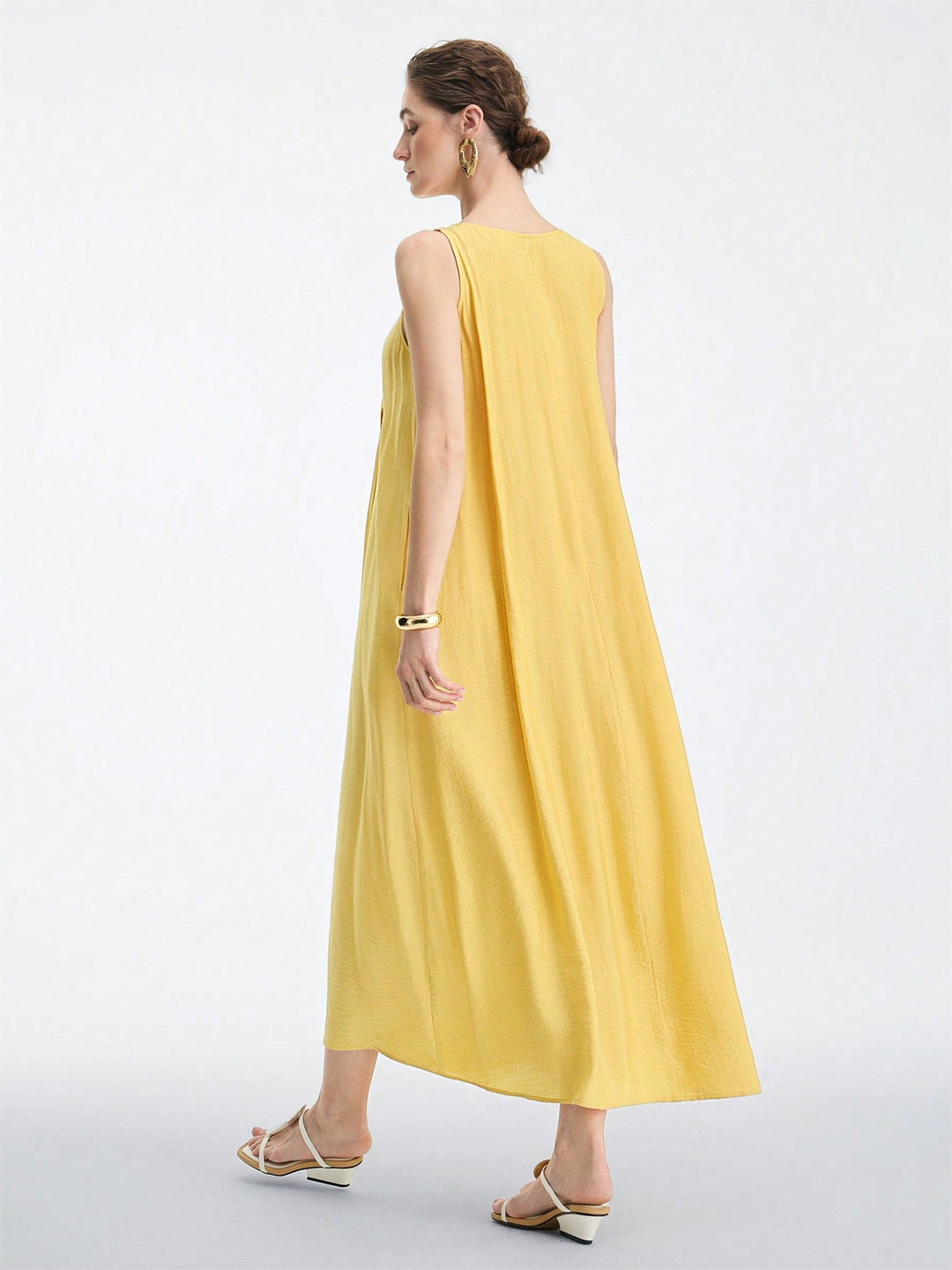 Rochie maxi SHEIN, galben