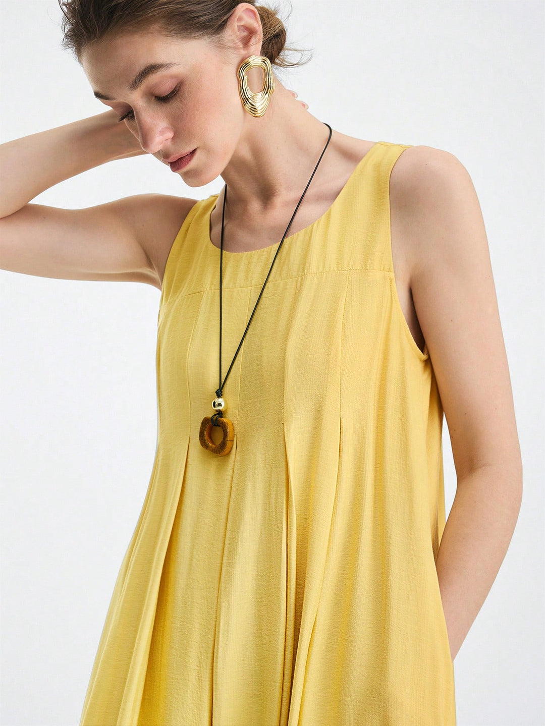 Rochie maxi SHEIN, galben