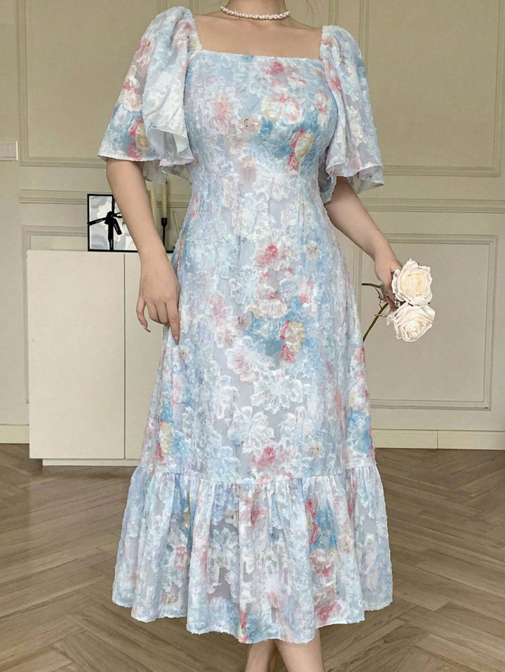Rochie maxi SHEIN, albastru