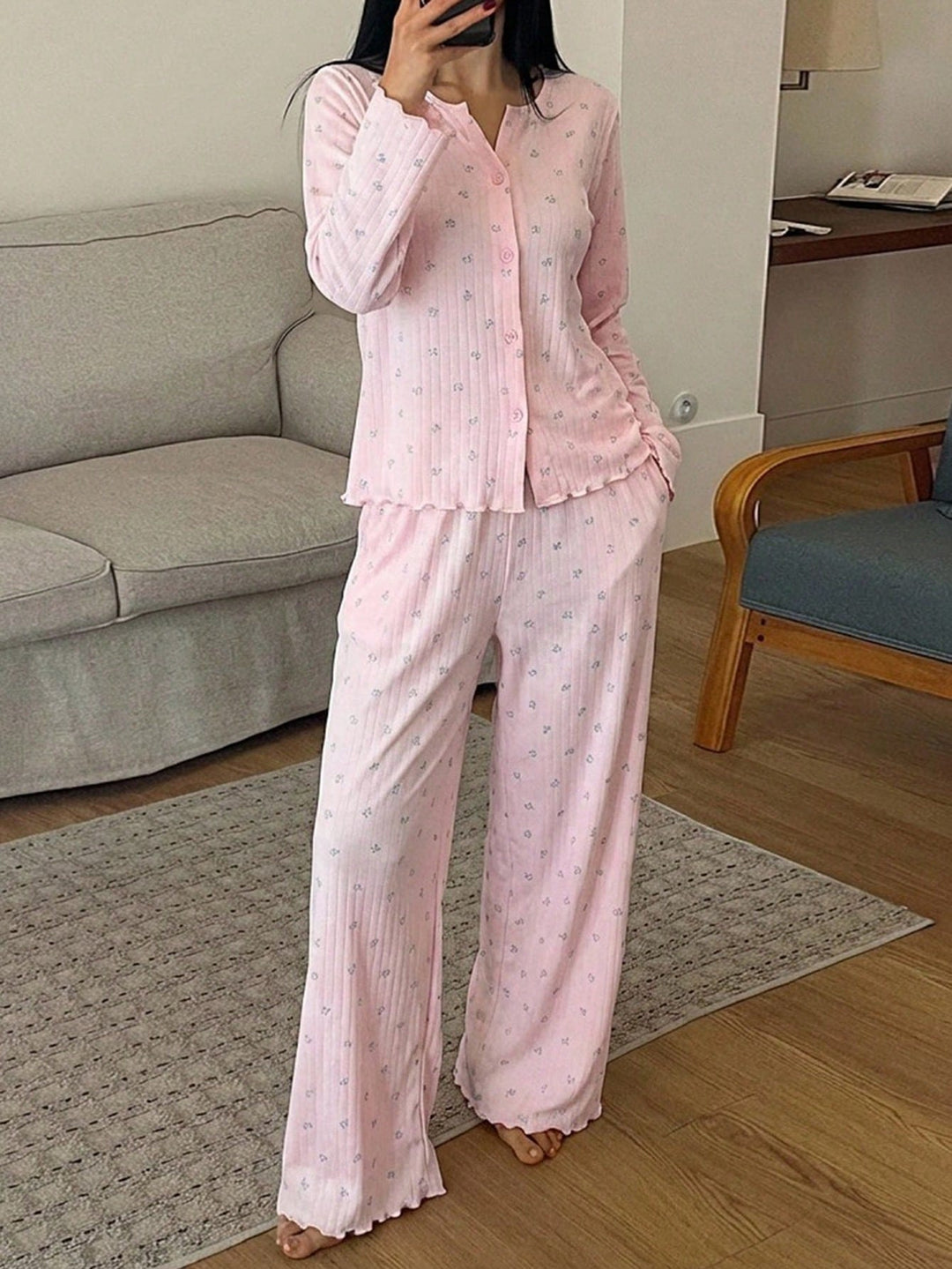 Pijama SHEIN, roz