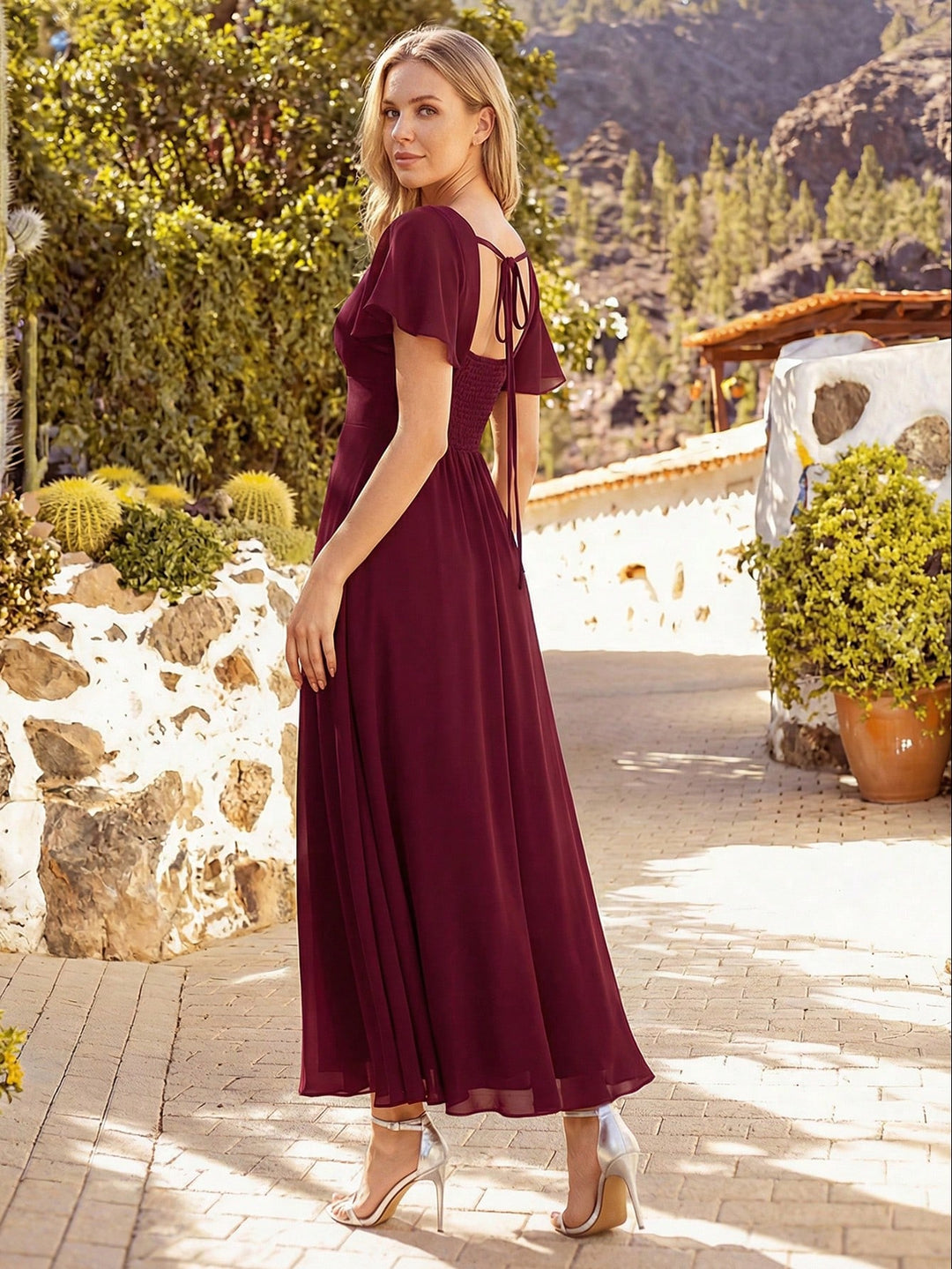 Rochie SHEIN, vișiniu