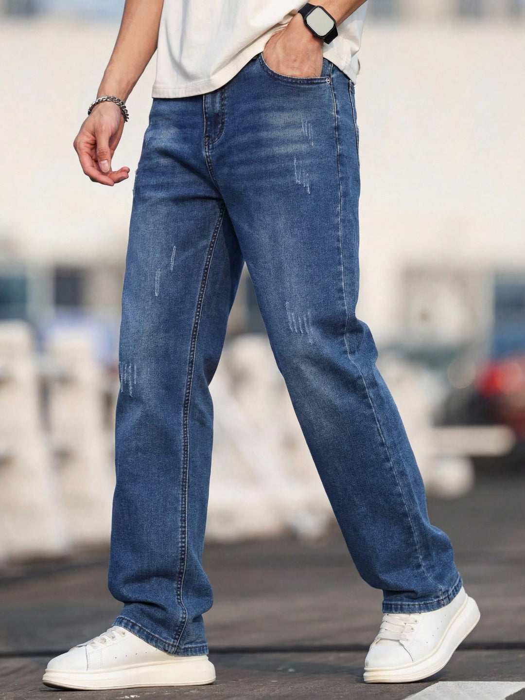 Jeans SHEIN, albastru