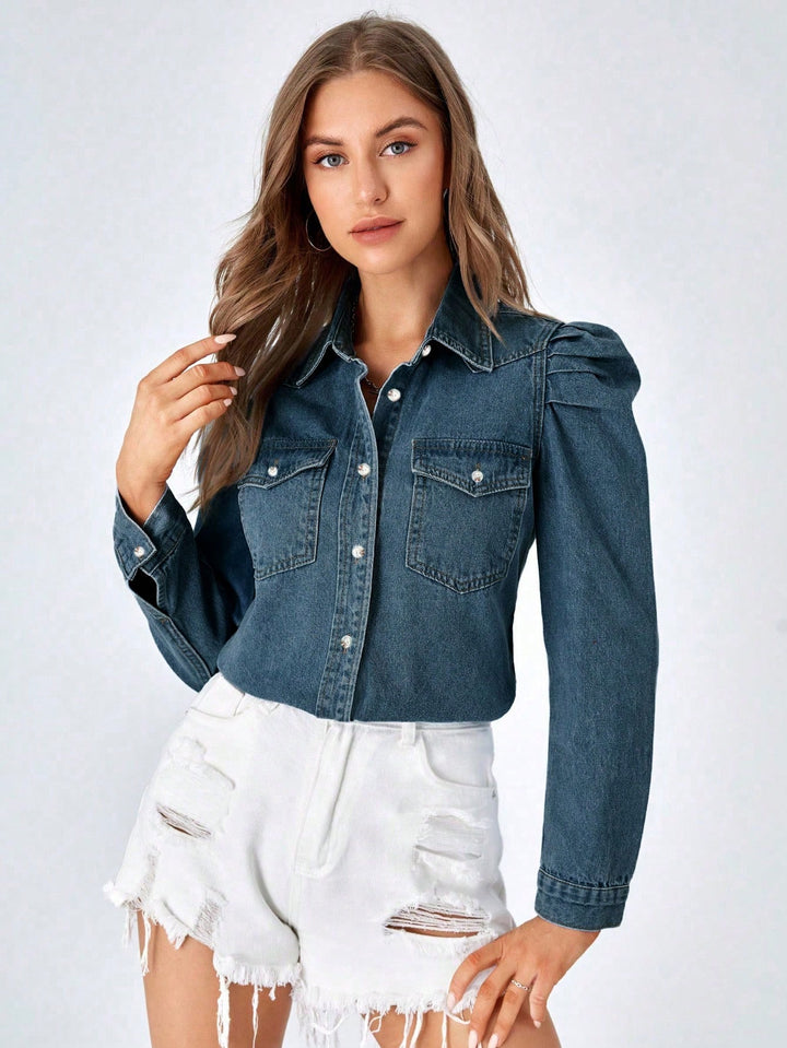 Top SHEIN, albastru