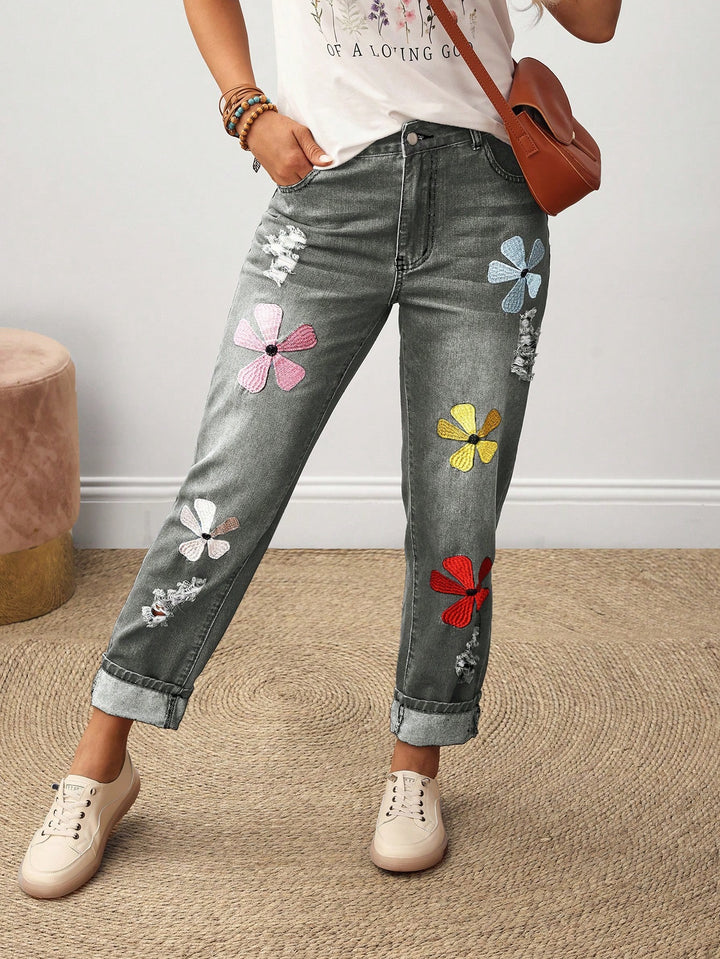Jeans SHEIN, gri