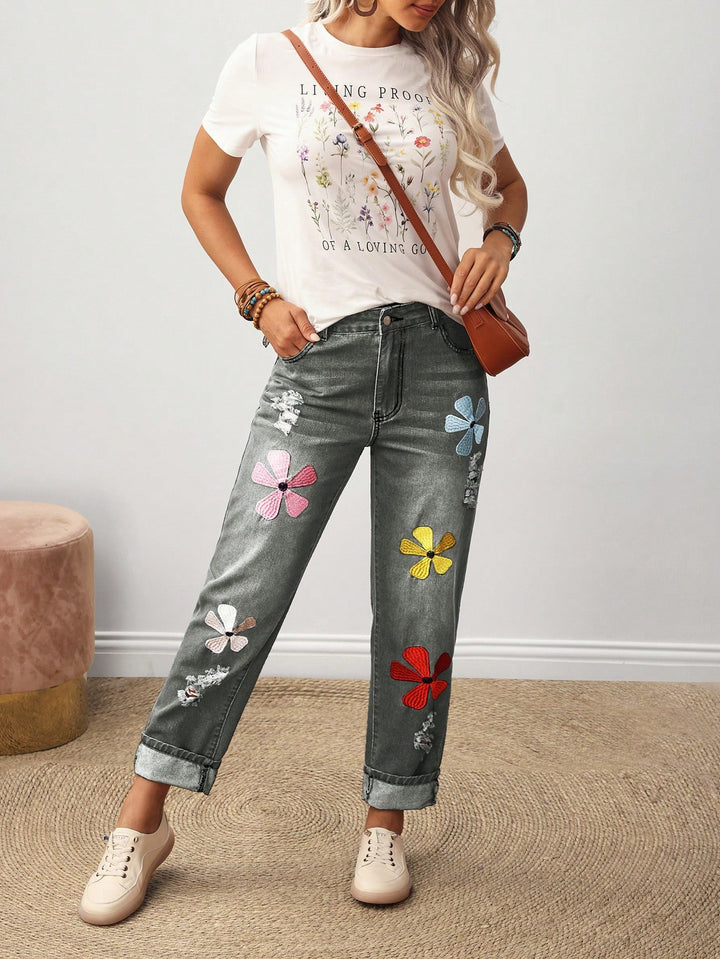Jeans SHEIN, gri