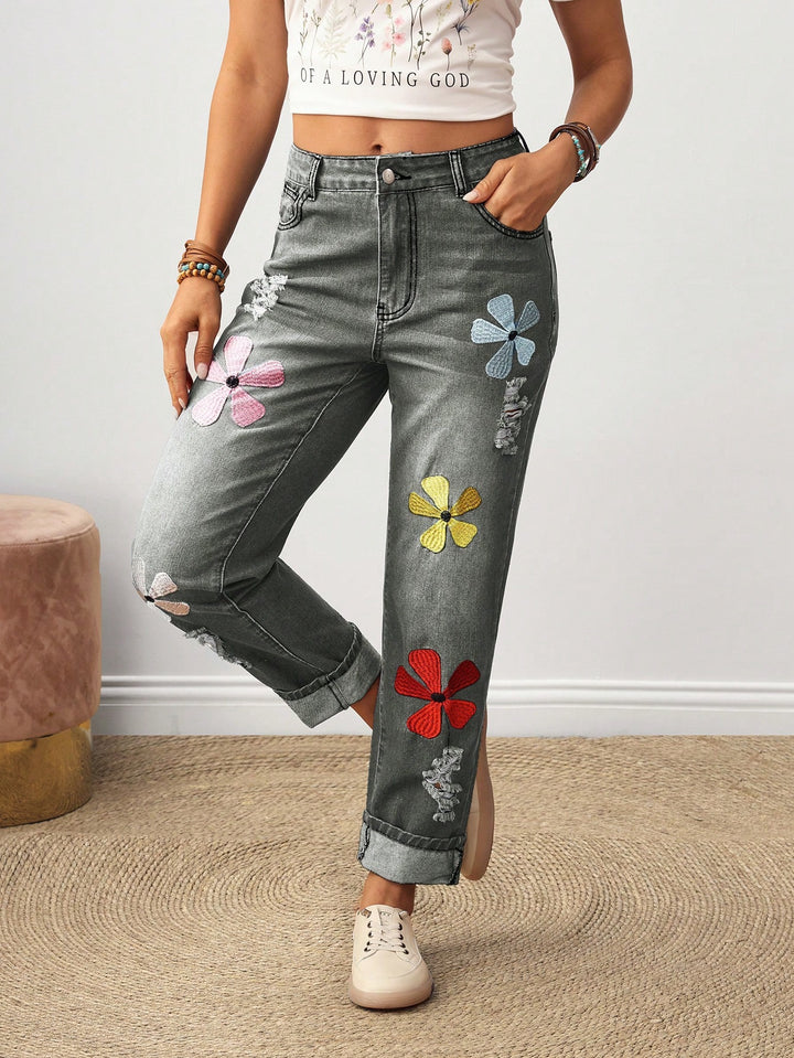 Jeans SHEIN, gri
