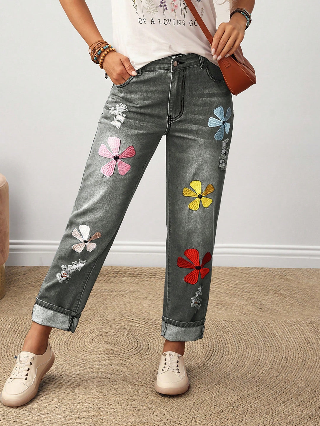 Jeans SHEIN, gri