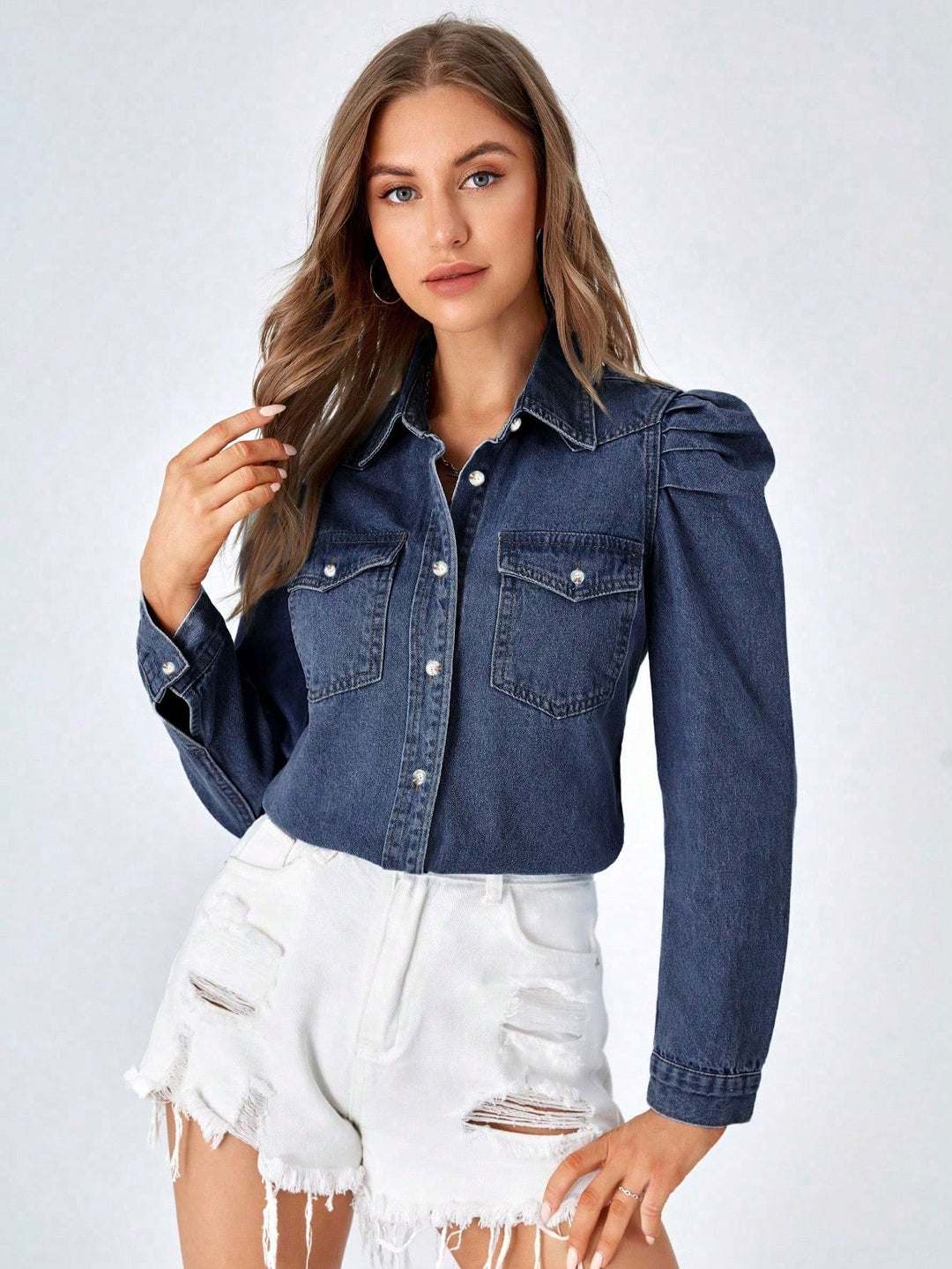 Top SHEIN, albastru