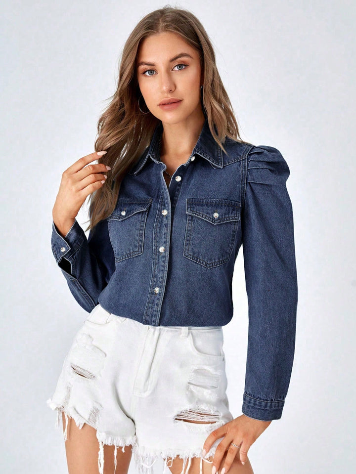 Top SHEIN, albastru